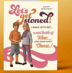 Fancy Cheese Greeting Card