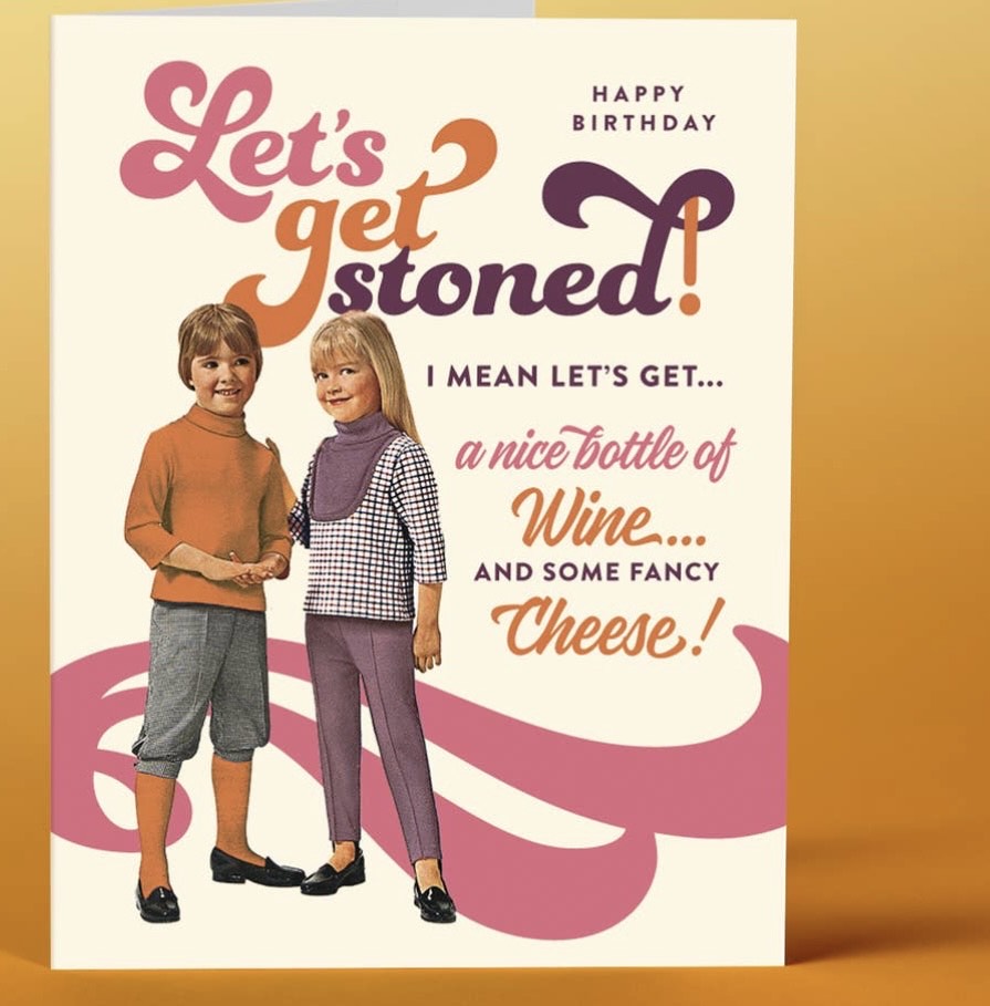Fancy Cheese Greeting Card